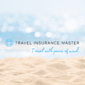 Travel Insurance Masters add picture of beach with Travel masters logo best travel insurance by far