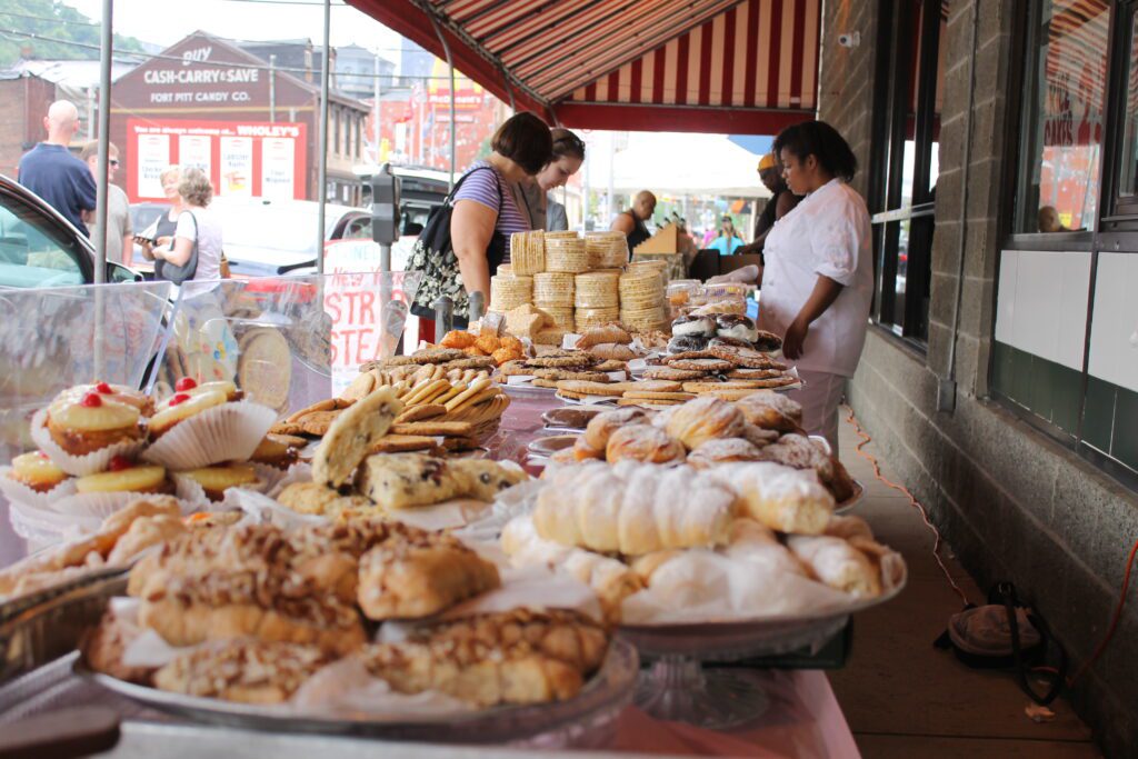 Strip Disctric street vendor local pastries and deserts