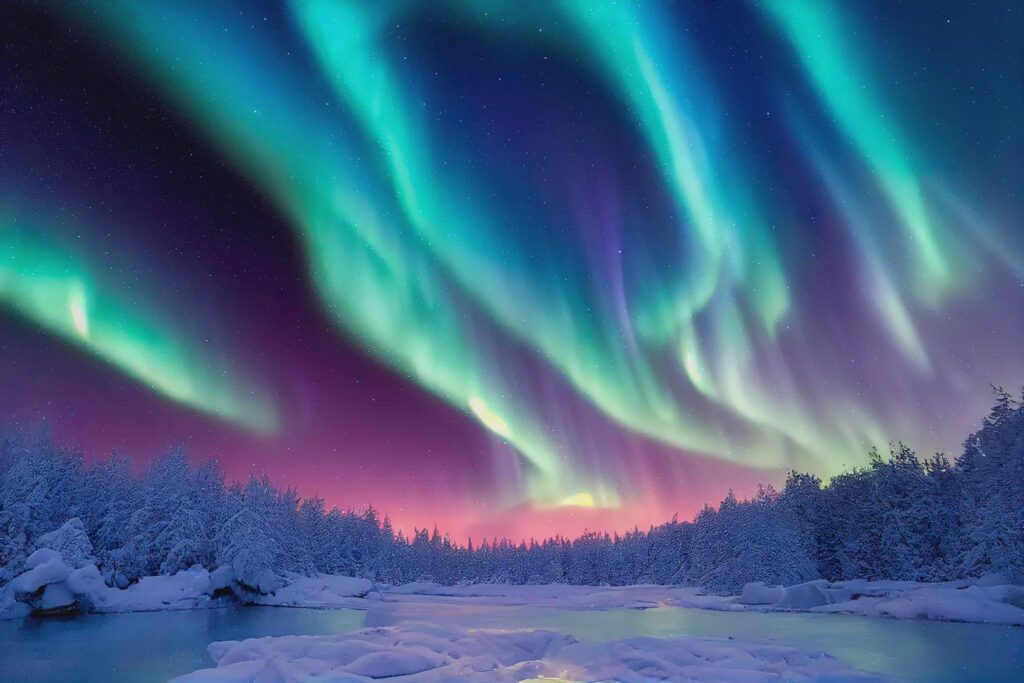 northen lights denali national park best winter vacation destination